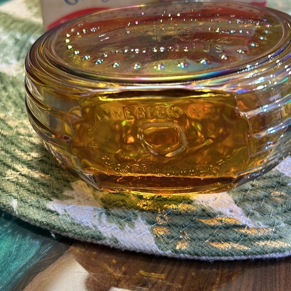 Wheaton NJ 1st Ed Abraham Lincoln Carnival Glass Bottle President Gettysburg - Picture 6 of 8